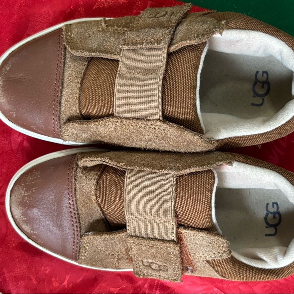 UGG Tan and Brown Kids Sneakers